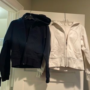 Set of two lululemon scuba hoodies